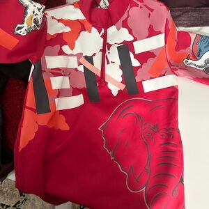 Kenzo Red and Orange Graphic Sweatshirt